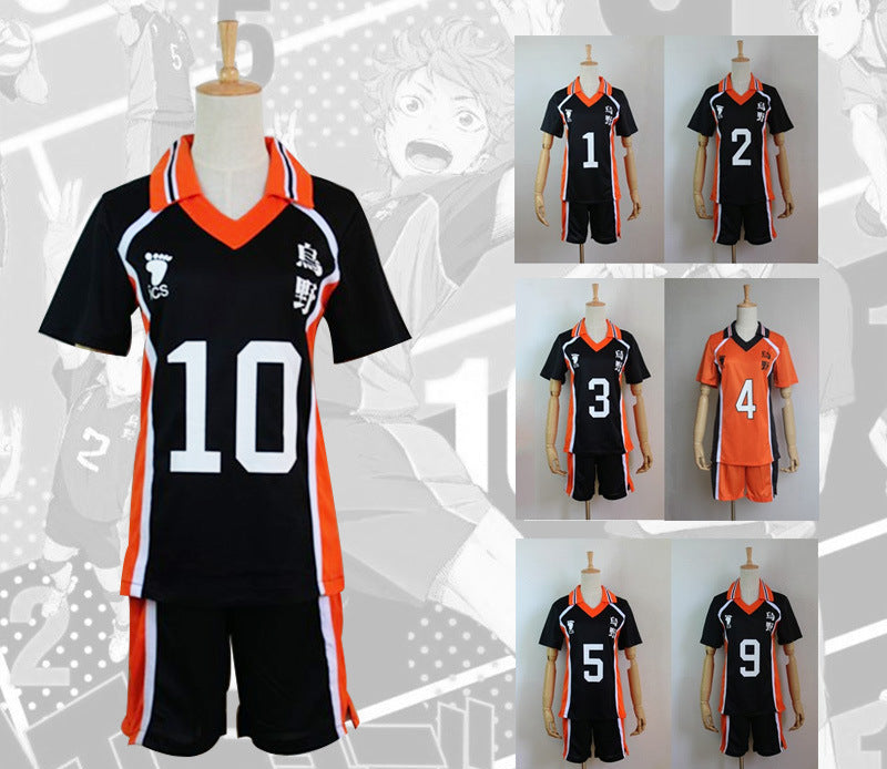 Cosplay | Wuye High School Volleyball Uniform Anime-Inspired Sportswear