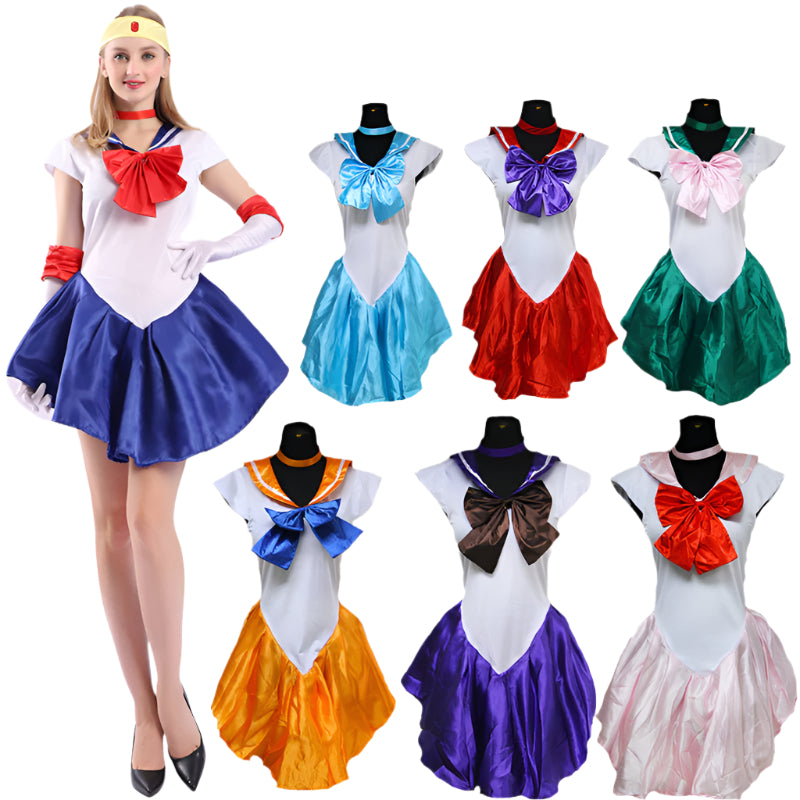 Sailor Moon Anime Costume for Adults Magical Girl Transformation!