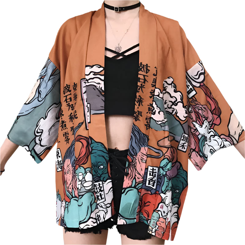 Traditional Japanese Yukata Kimono – Elegant Anime-Inspired Style for Cosplay & Beach Days