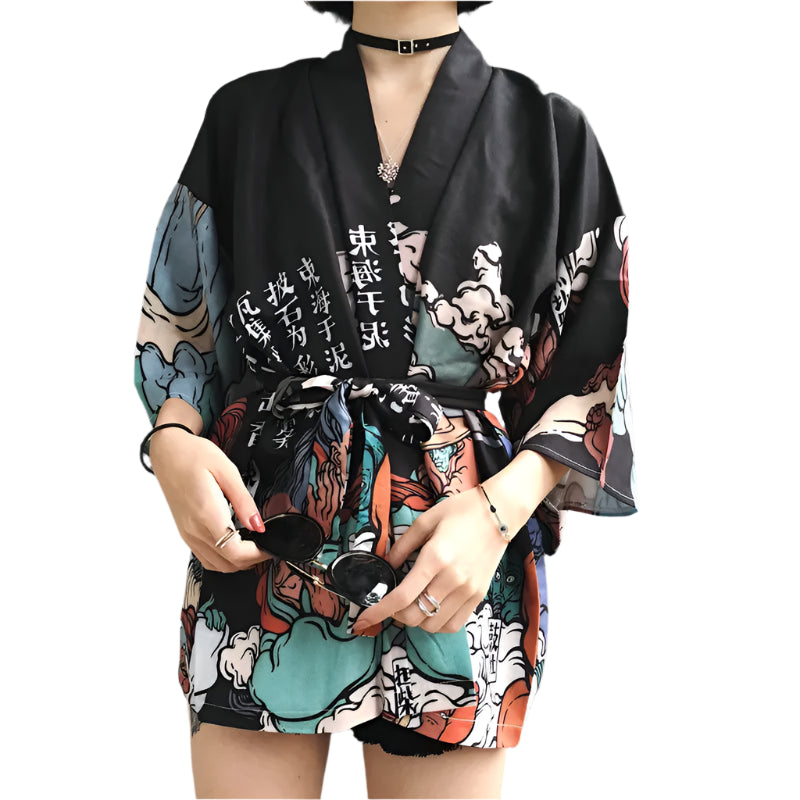 Traditional Japanese Yukata Kimono – Elegant Anime-Inspired Style for Cosplay & Beach Days