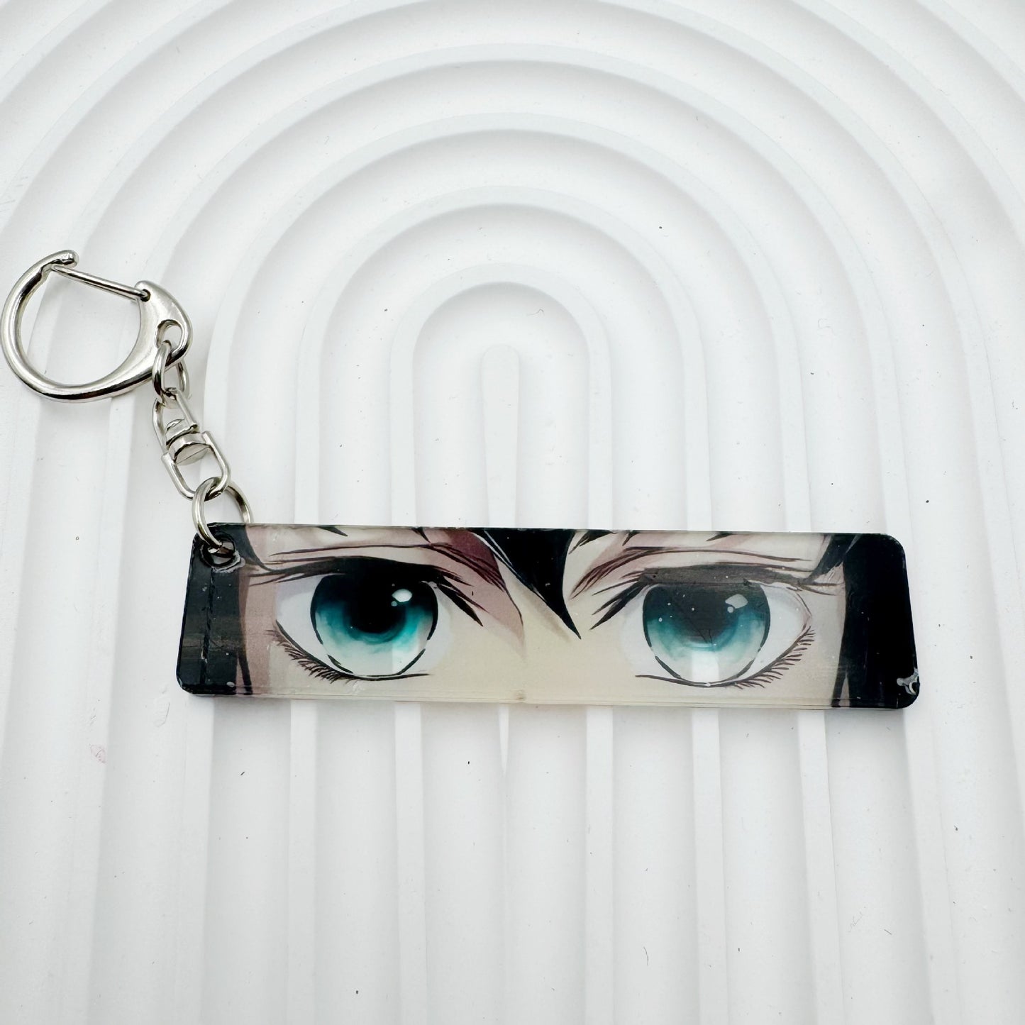 Demon Slayer Eye Acrylic Keychain Zenitsu, Muichiro & Mitsuri Kanroji