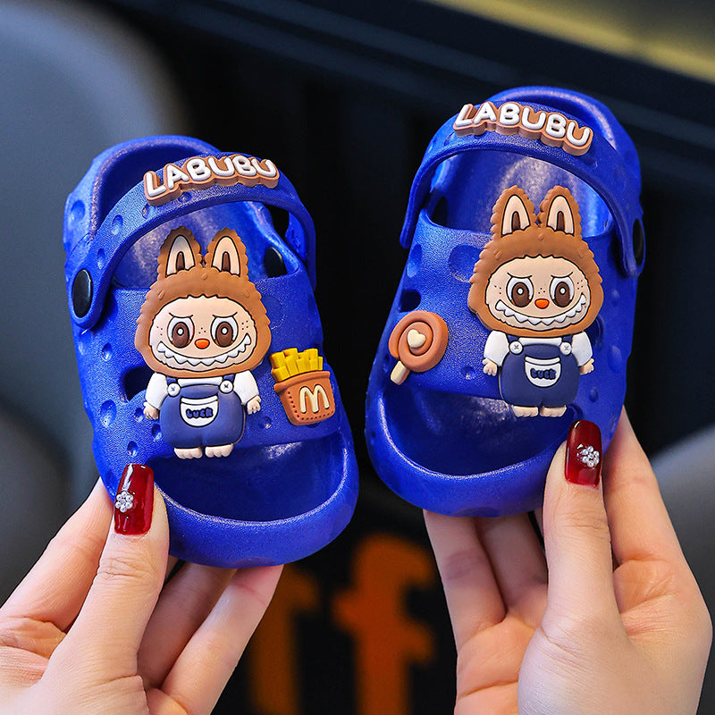 Labubu new cartoon children's boys and girls sandals