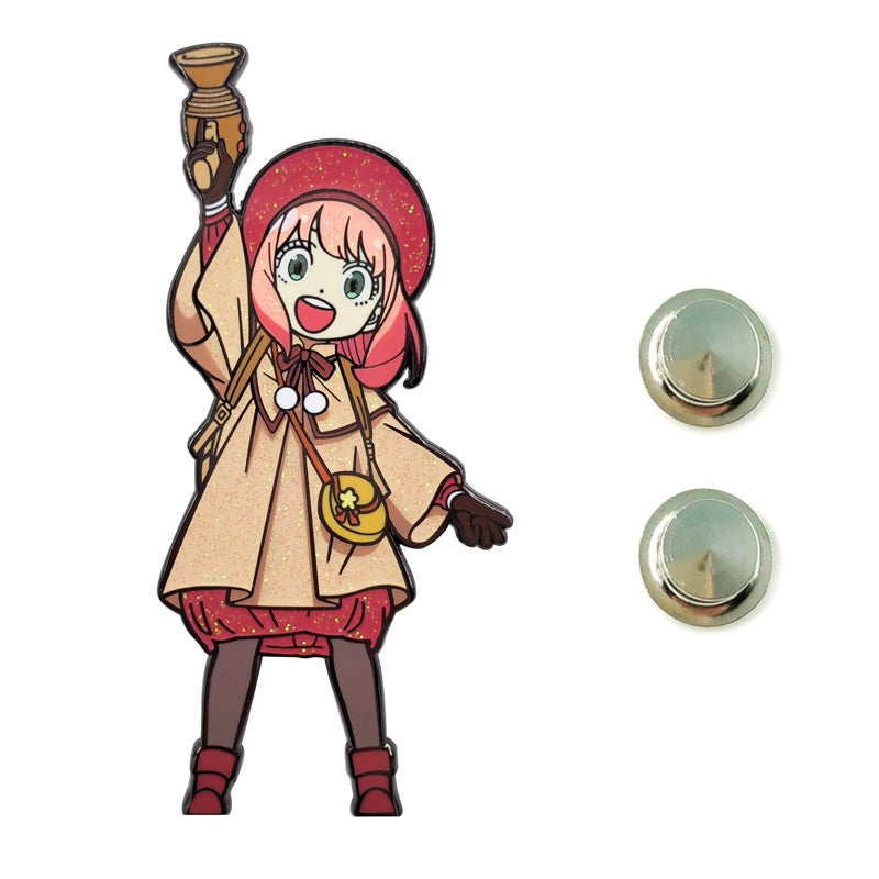 Spy Play House Anime Metal Badge Twilight, Anya & Bond Brooch Set for Schoolbag, Jacket & Collector Display