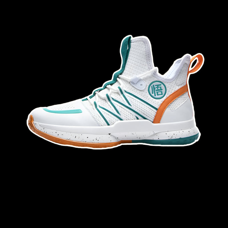 Goku Super Saiyan Fly-Knit Basketball Shoes Dragon Ball Anime Combat High-Tops
