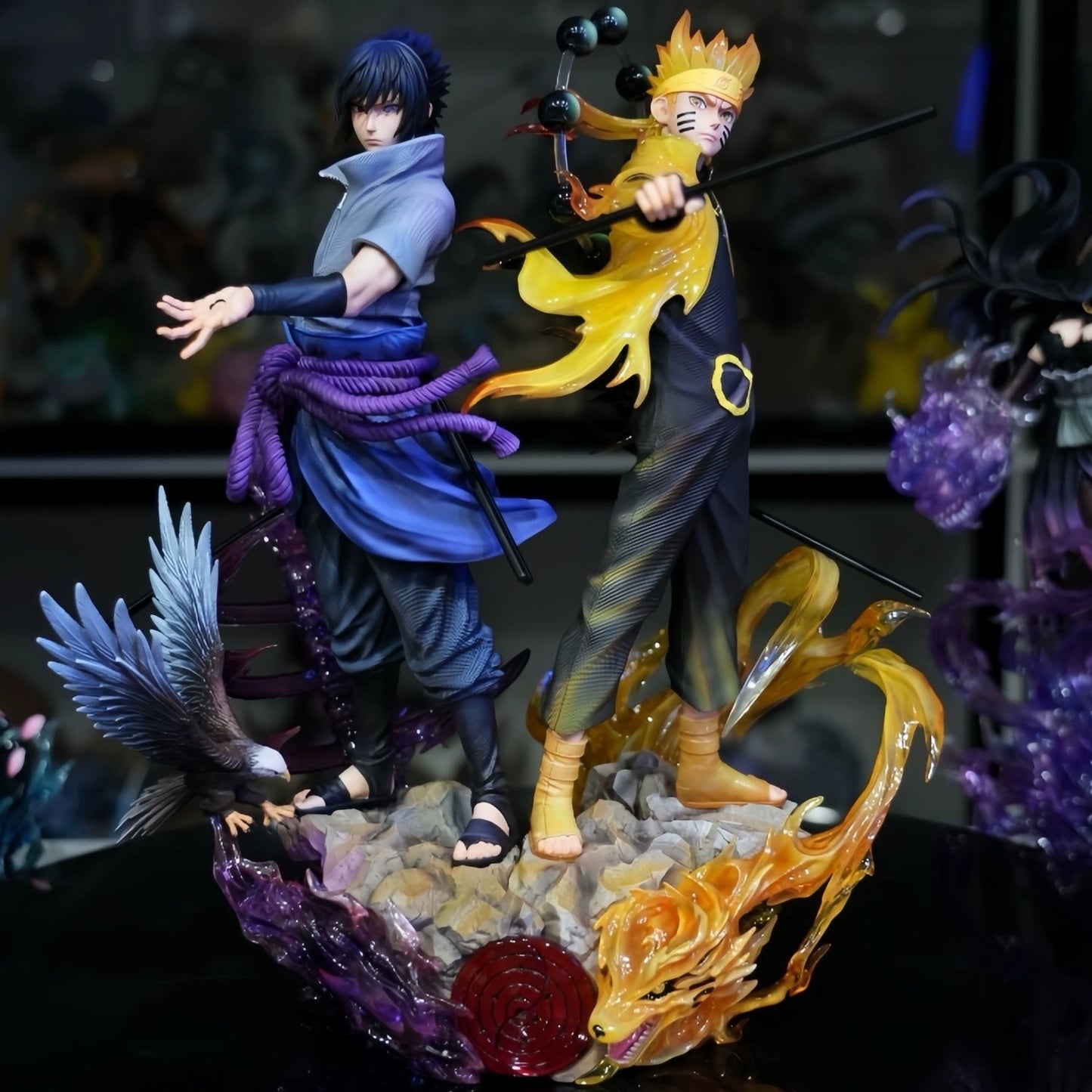 32CM Oxia Naruto & Sasuke GK Figure