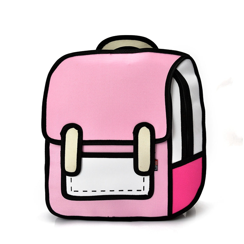 Ulzzang Street Style Spoof Backpack Creative & Cool Korean-Inspired School Bag