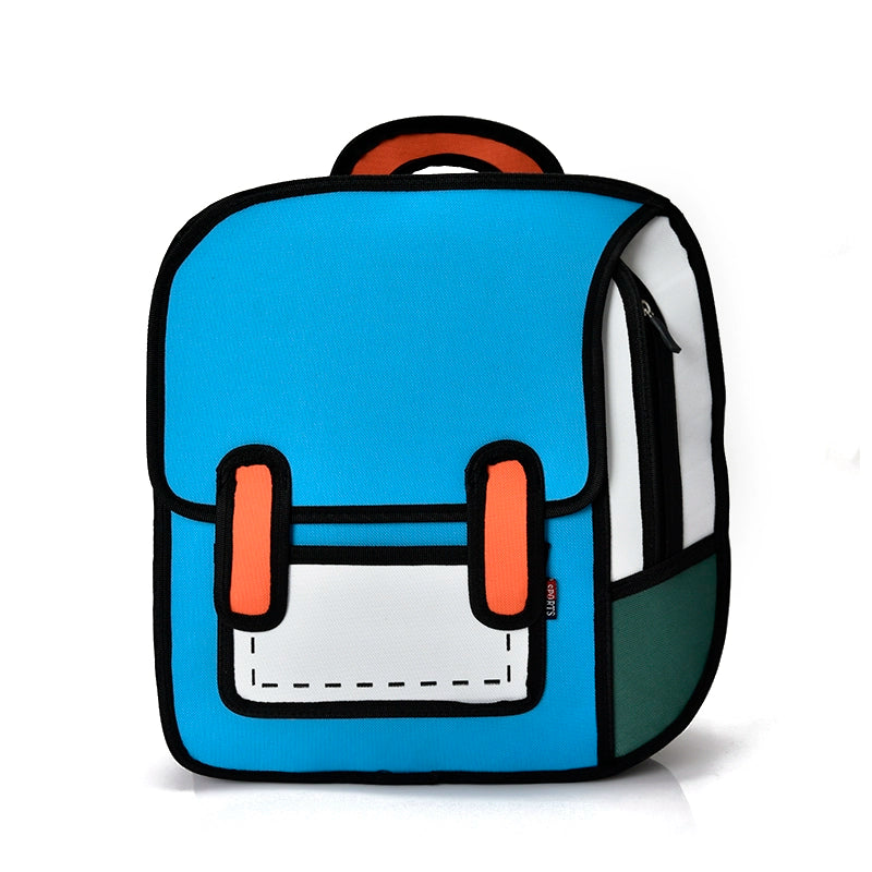 Ulzzang Street Style Spoof Backpack Creative & Cool Korean-Inspired School Bag