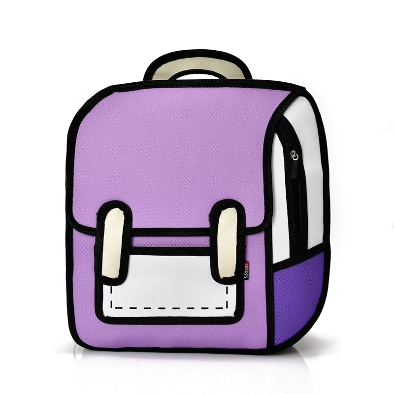 Ulzzang Street Style Spoof Backpack Creative & Cool Korean-Inspired School Bag