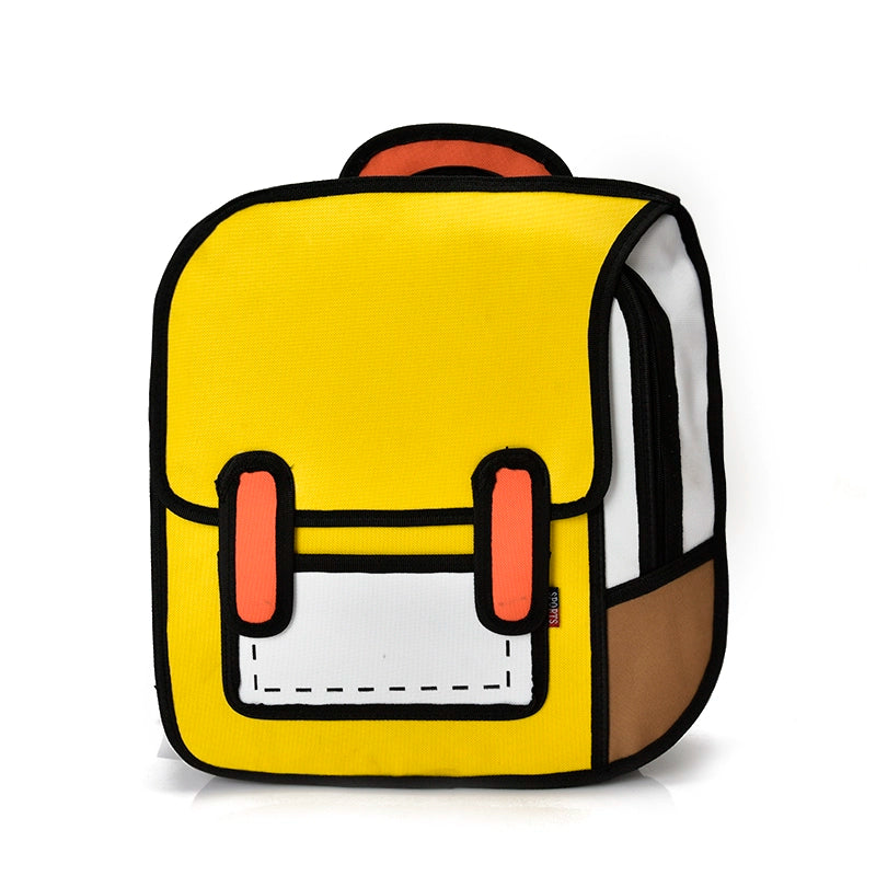 Ulzzang Street Style Spoof Backpack Creative & Cool Korean-Inspired School Bag