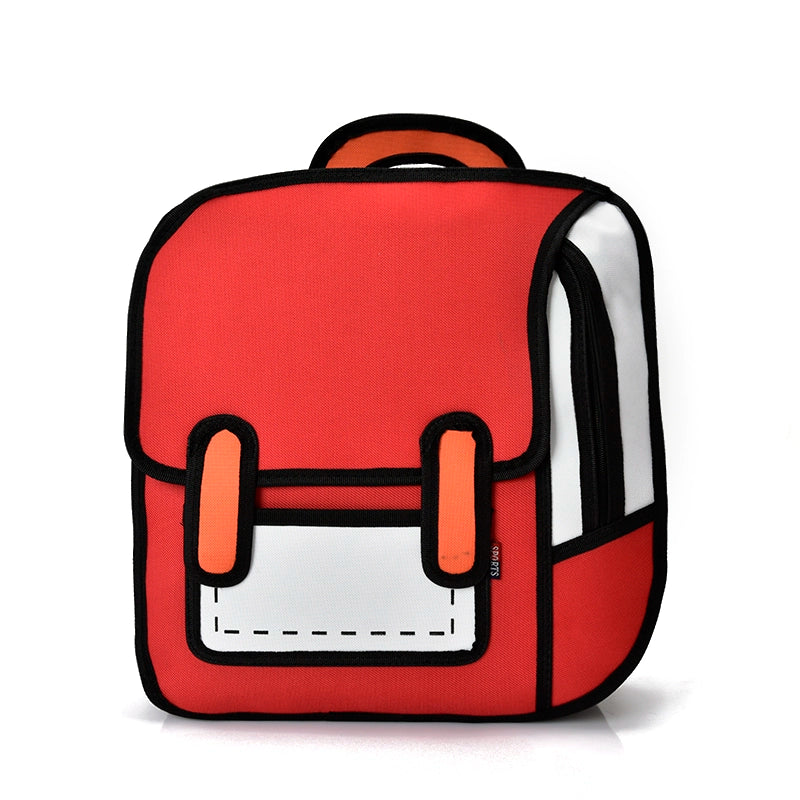 Ulzzang Street Style Spoof Backpack Creative & Cool Korean-Inspired School Bag