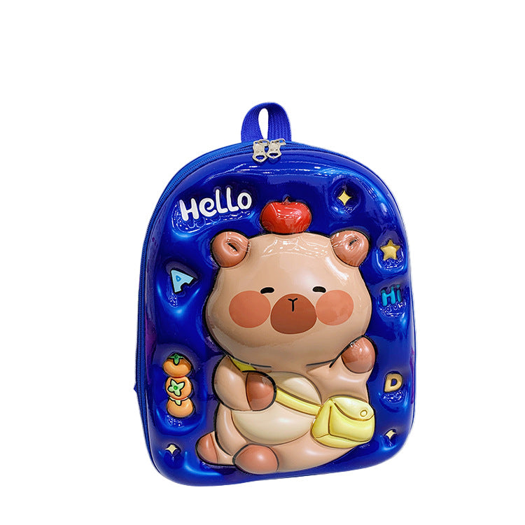 Cross-border new children's cartoon rabbu, cute girl's schoolbag, backpack, kindergarten backpack, boy's baby hard shell
