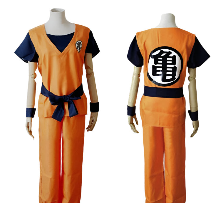Dragon Ball Heroes Goku Cosplay Set | Anime Practice Suit for Halloween & Events