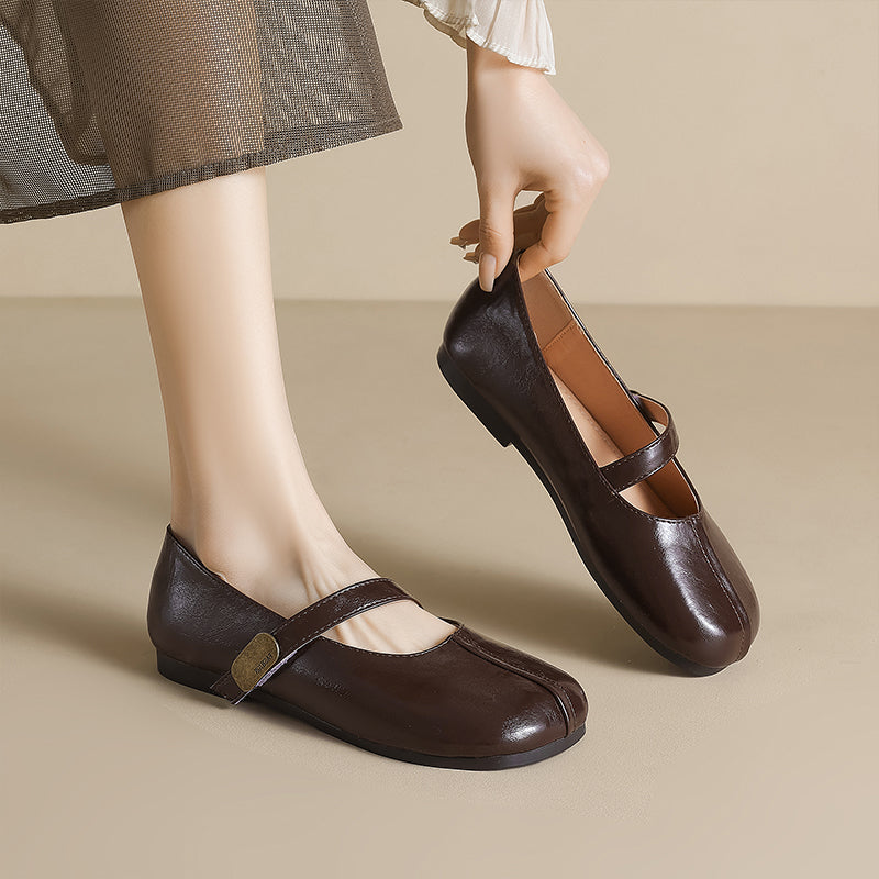 Plus Size Soft Bottom Mary Janes – Comfy Anime-Inspired Flats for Everyday Arcs