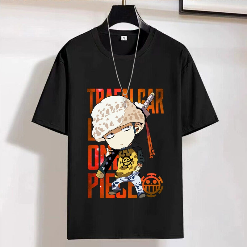 One Piece Short-Sleeved T-Shirt Male Summer Five-Point Sleeve Loose Version Youth Bottoming Shirt INS Style Half-Sleeved Tee