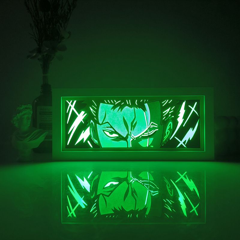 One Piece Gear 5 Luffy Night Light Zoro & Chopper Room Decor LED Anime Decor