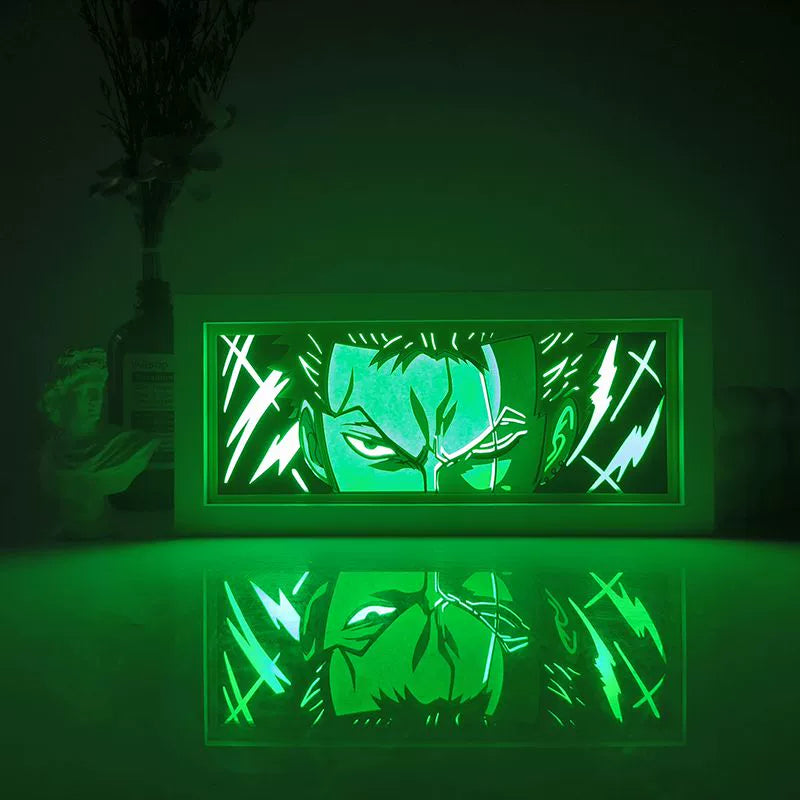 One Piece Gear 5 Luffy Night Light Zoro & Chopper Room Decor LED Anime Decor