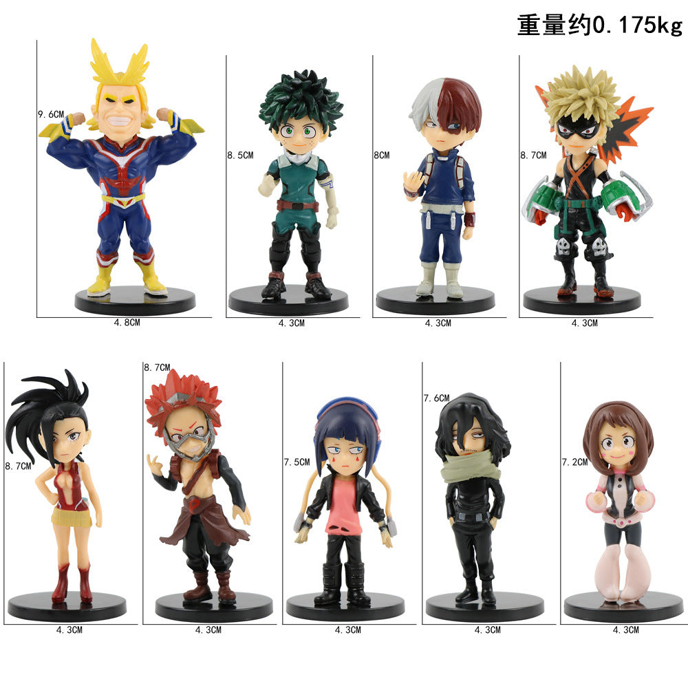 9 My Hero Academia Figure Set