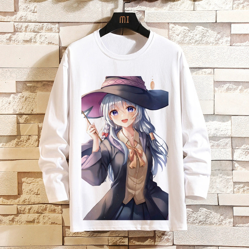 Witch Journey Irena Periphery Long-Sleeved T-Shirt Emnessia Anime Two-Dimensional Men and Women Autumn Clothes
