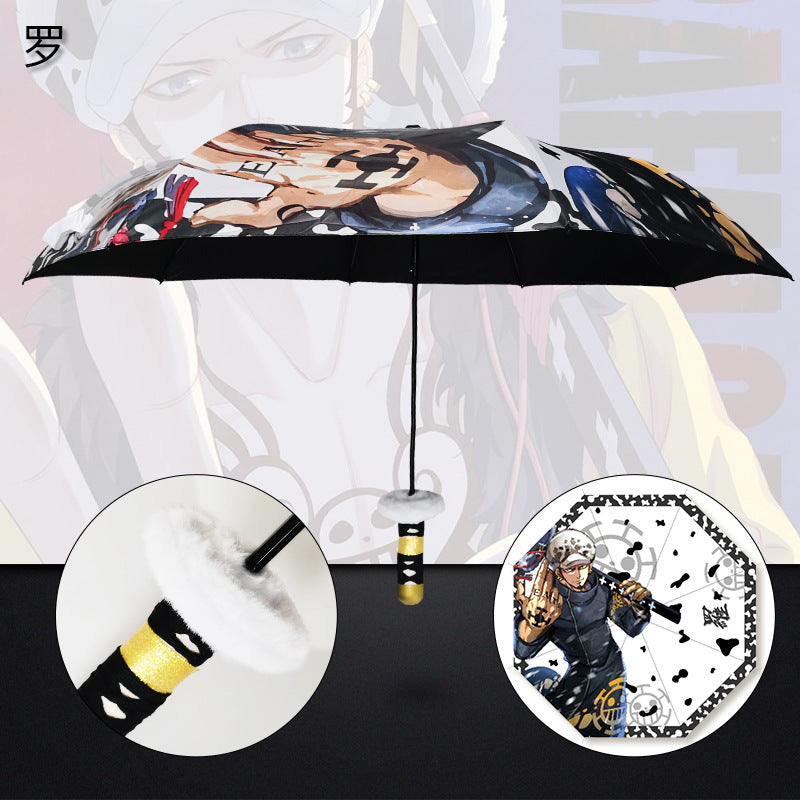 Demon Shade: Ghost Slayer Folding Umbrella