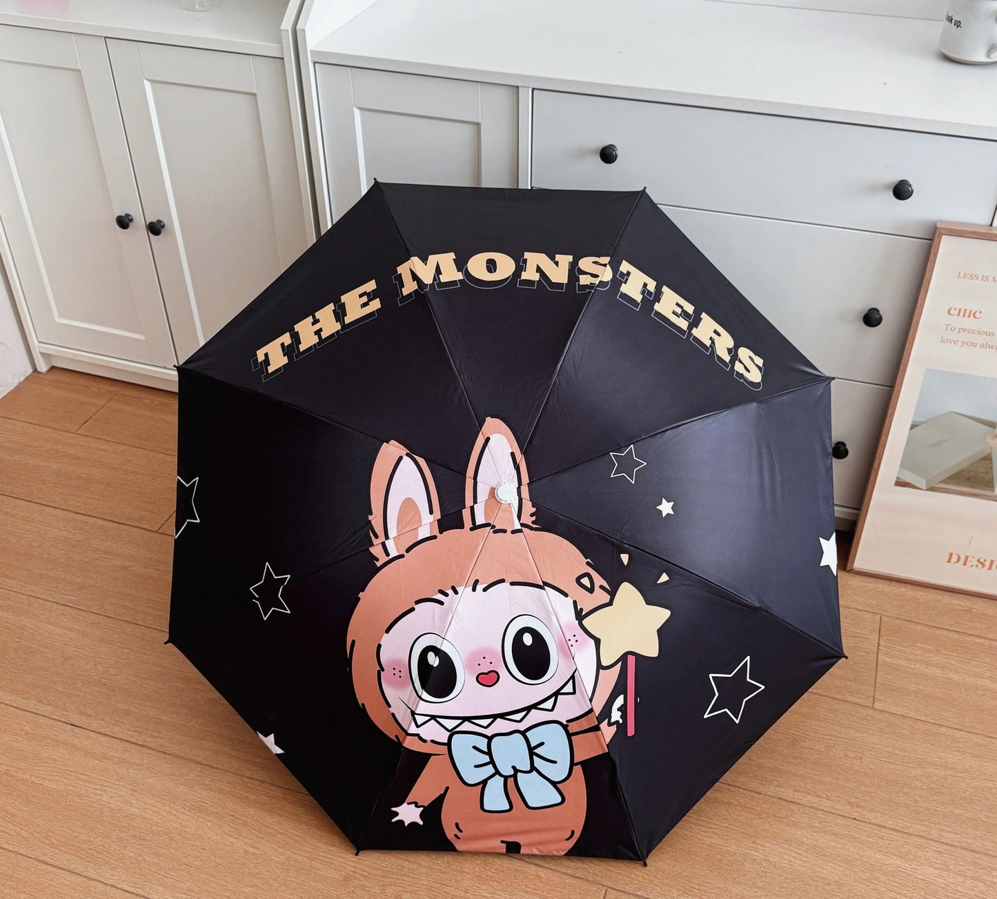 Labu Sunny & Rainy Folding Umbrella Dual-Purpose Parachute Style by Bubble Mart