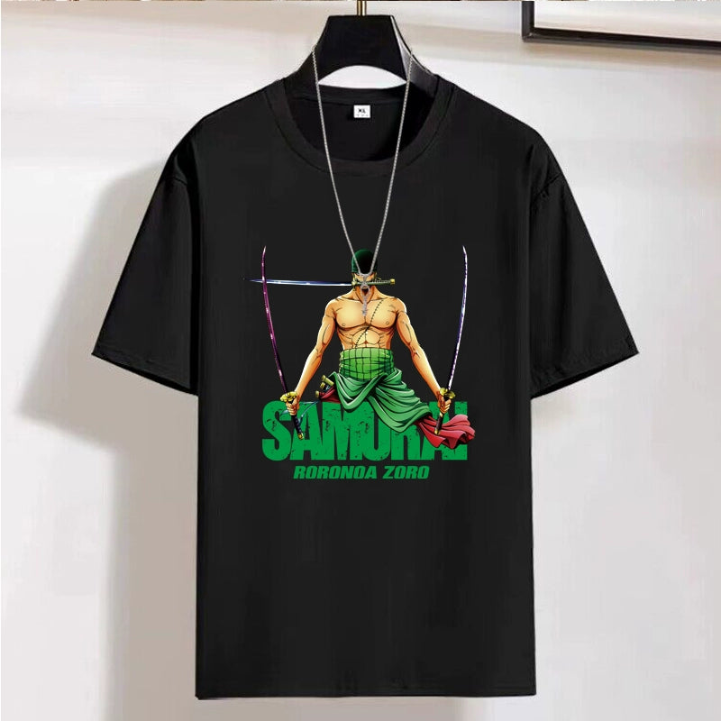 One Piece Short-Sleeved T-Shirt Male Summer Five-Point Sleeve Loose Version Youth Bottoming Shirt INS Style Half-Sleeved Tee