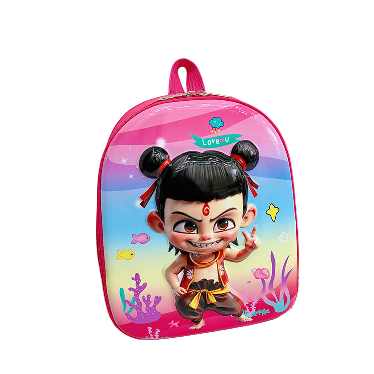 Cross-border new children's cartoon rabbu, cute girl's schoolbag, backpack, kindergarten backpack, boy's baby hard shell