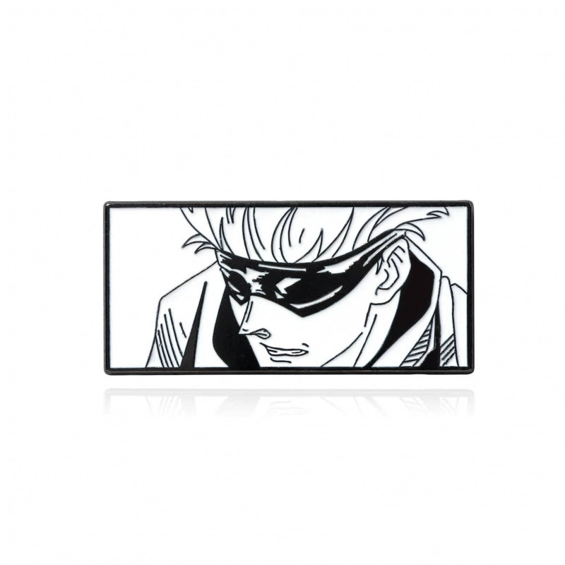 Jujutsu Kaisen Anime Brooch Set Black & White Badge Collection Featuring Gojo, Nobara, Nanami, Yuta & More