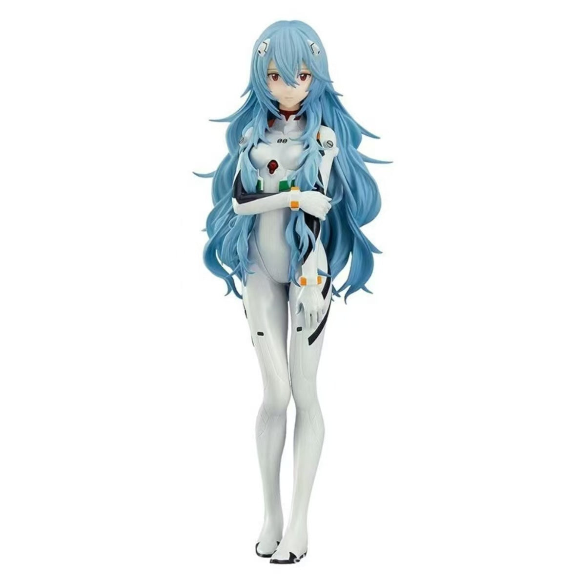 EVA Red Dress Rei & Asuka Figure Long Hair Theatrical Ver. Standing Model
