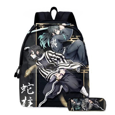 Super Moon Blade 3D Print Anime Backpack 2-Piece School Bag Set