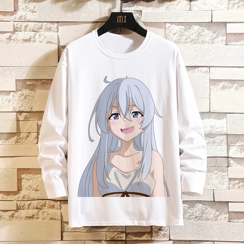 Witch Journey Irena Periphery Long-Sleeved T-Shirt Emnessia Anime Two-Dimensional Men and Women Autumn Clothes