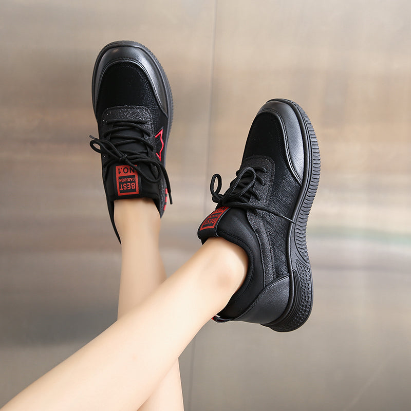 Breathable Mesh Casual Sneakers – Non-Slip Flats