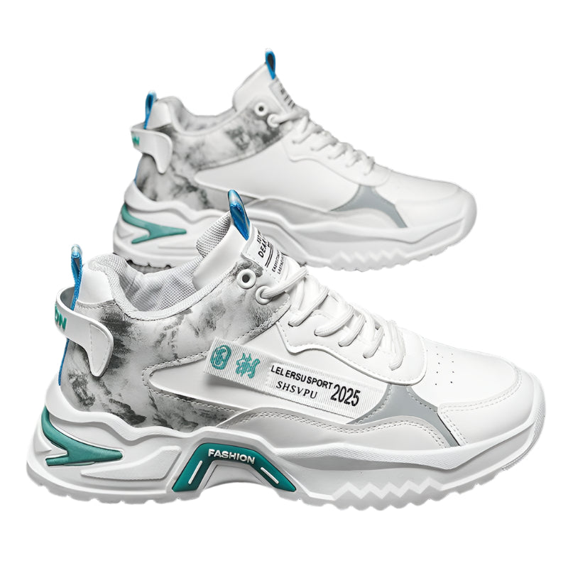 Men's 2025 High-Top Thick-Soled Board Shoes