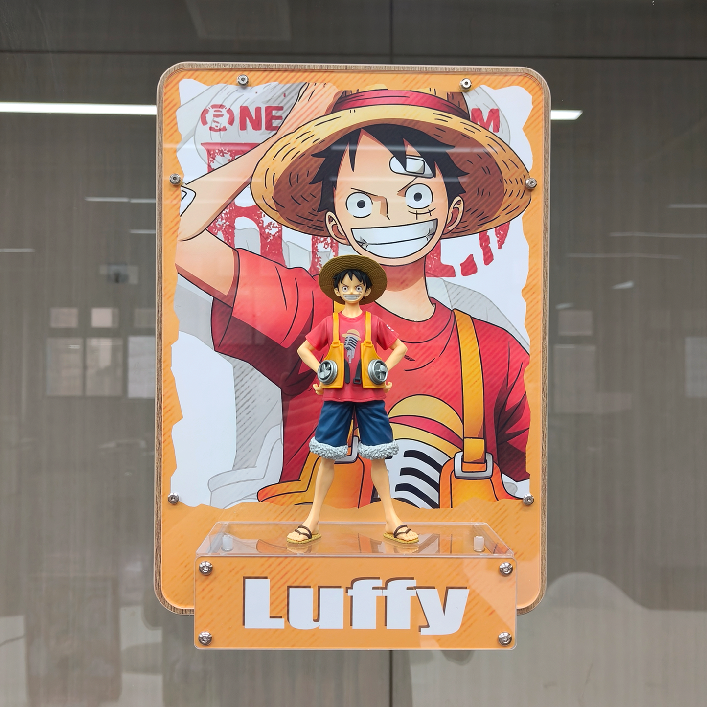 One Piece Crew Scene 3D Decorative Painting for Wall or Table Display