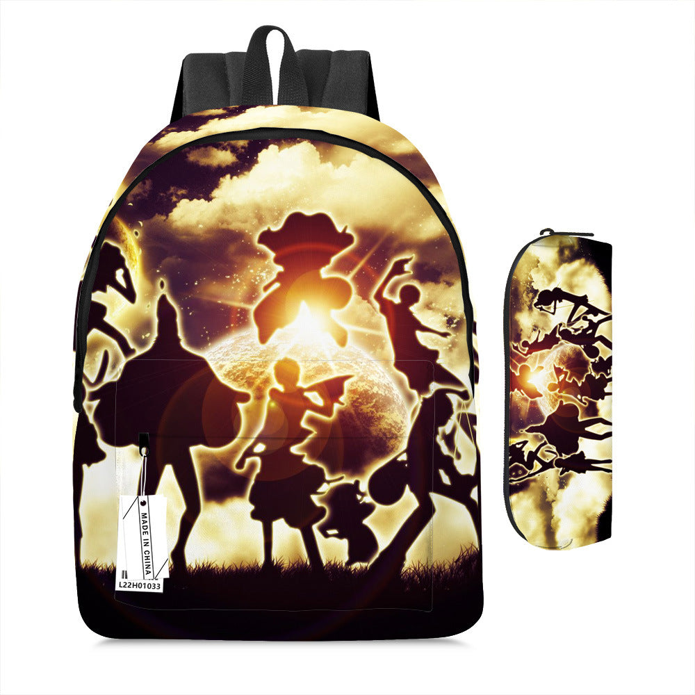 One Piece Luffy Adventure School Backpack Set 2-Piece Combo