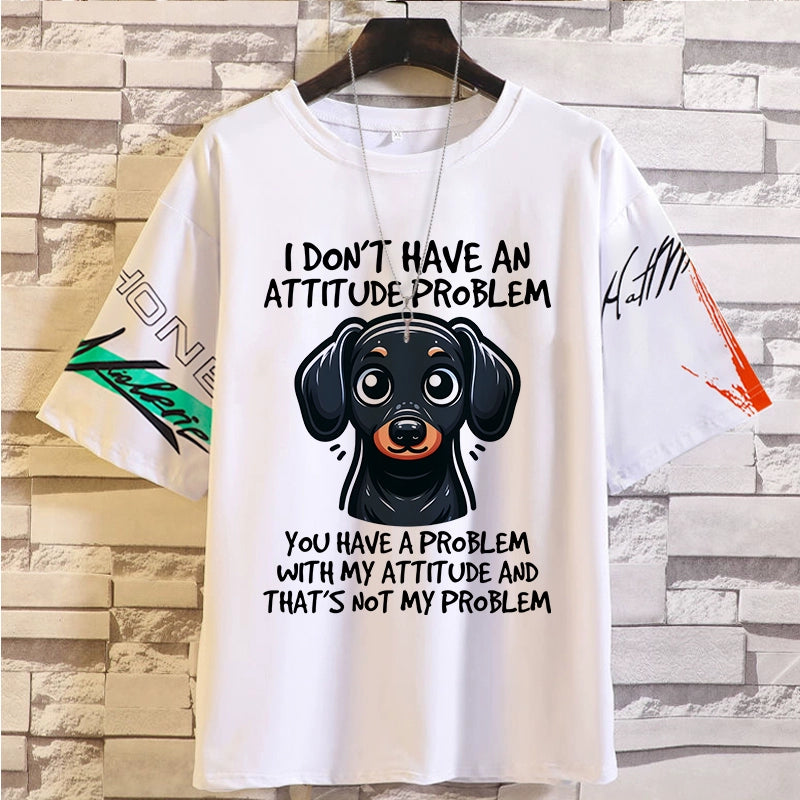 Spoof Cat Short Sleeve T-Shirt for Men and Women Summer Anime Peripheral Loose Casual Teen Clothes Tide Style