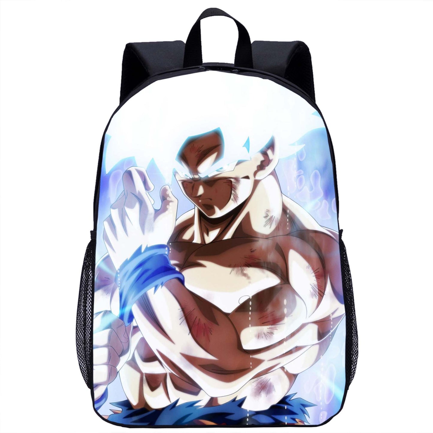 Dragon Ball Saiyan 17" Backpack Cartoon Print School Bag for Kids & Teens