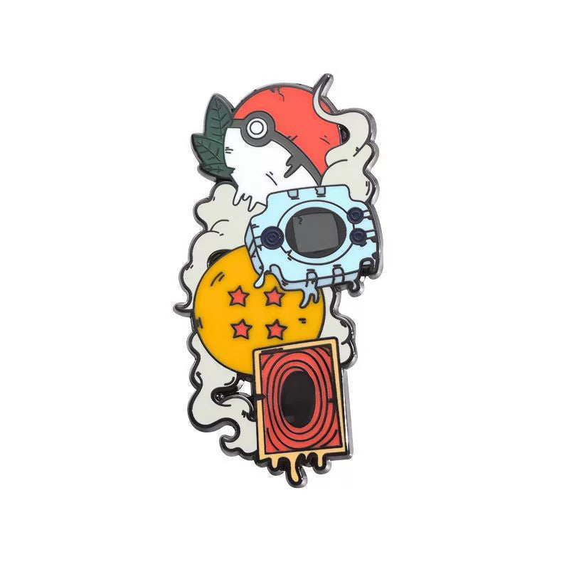 Dragon Ball Goku Metal Brooch Monkey King Anime Pin Accessory