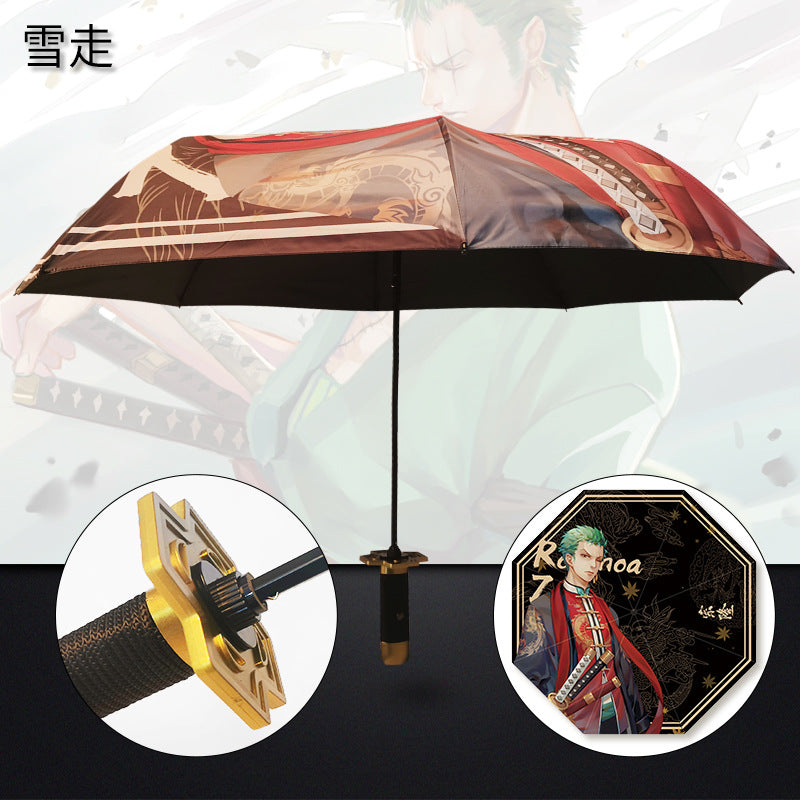 Demon Shade: Ghost Slayer Folding Umbrella