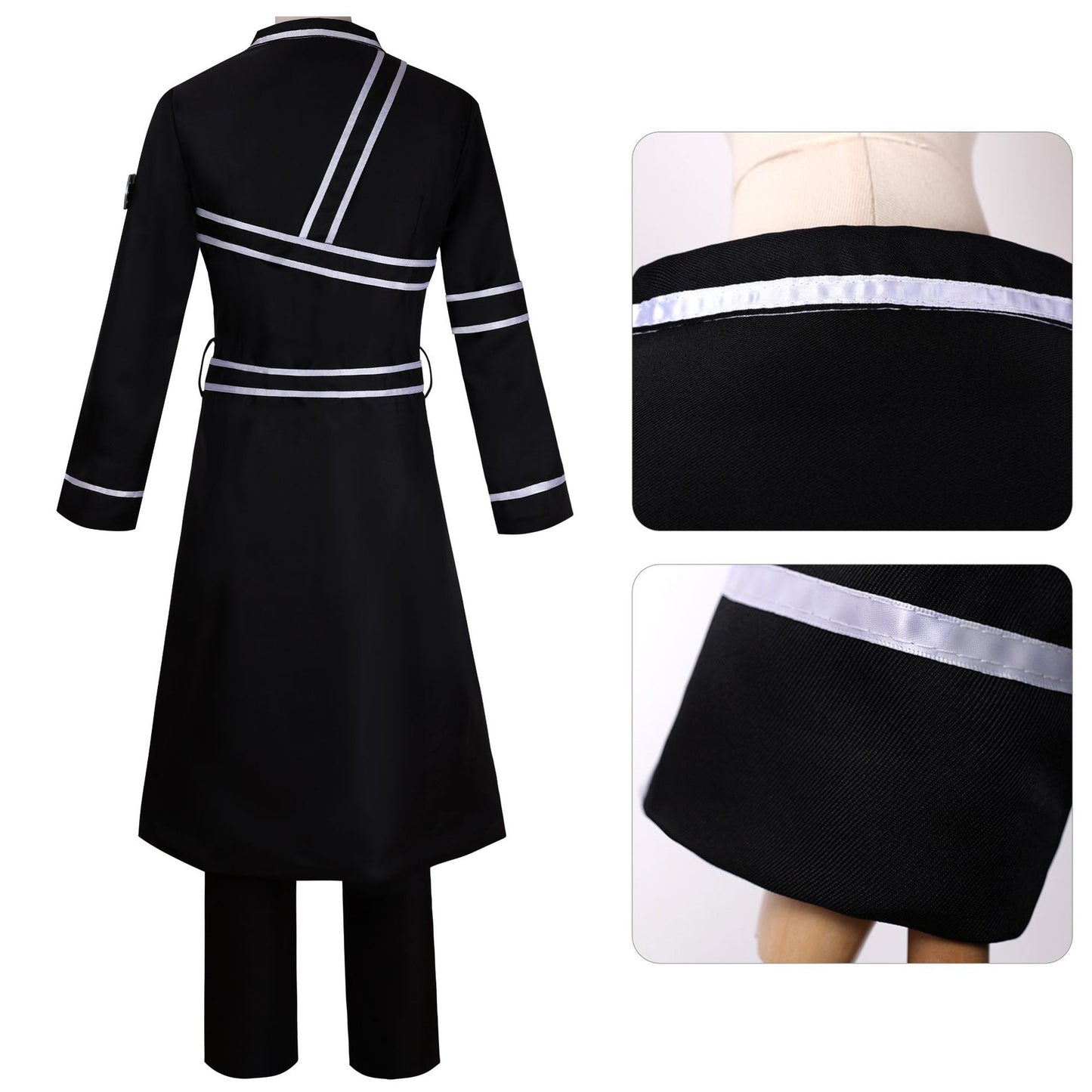 Sword Art Online Kirito Cosplay Set - Complete Battle Ready Outfit