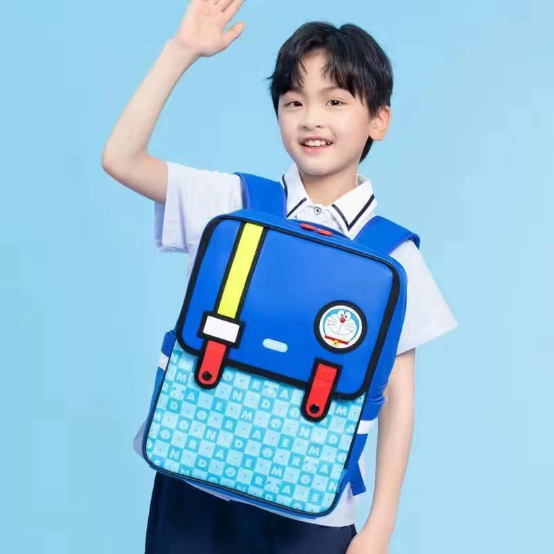 2D Style Anime School Backpack Waterproof Comic Bag