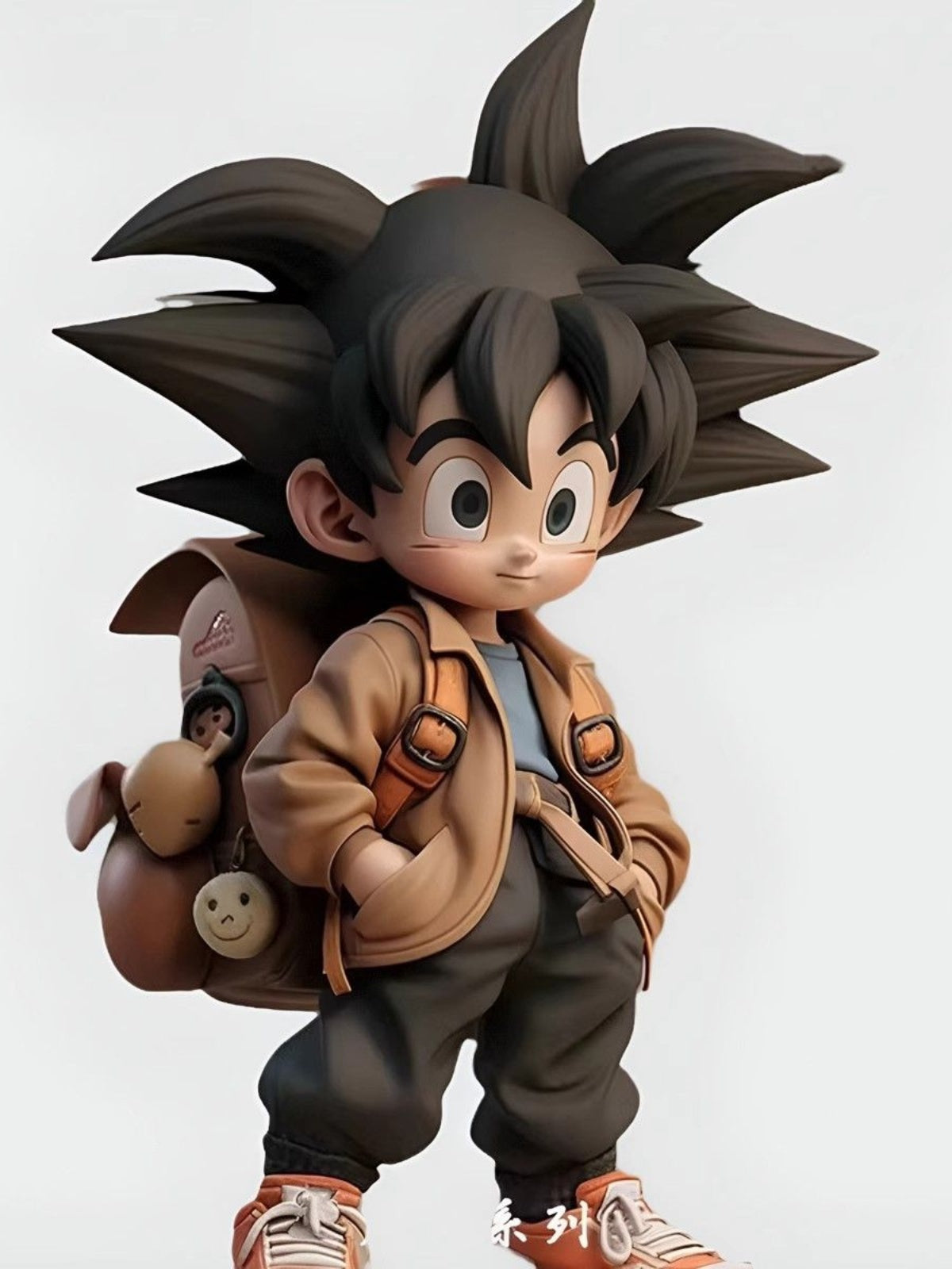 Dragon Ball Q-Version Monkey King Figure Mini Backpack Charm & Desktop Figure