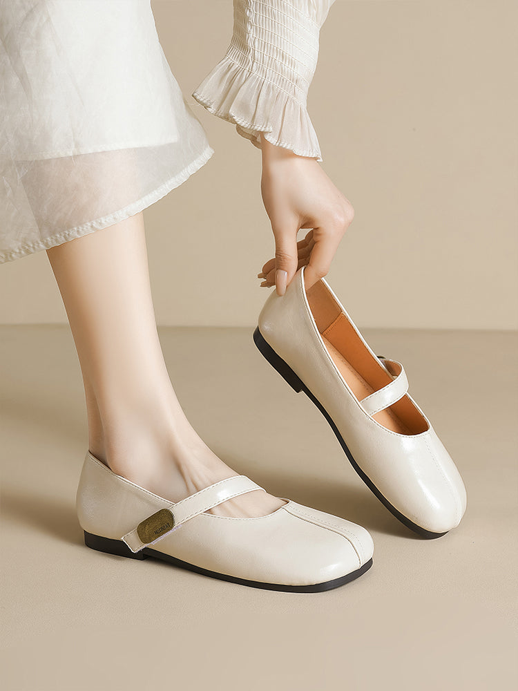 Plus Size Soft Bottom Mary Janes – Comfy Anime-Inspired Flats for Everyday Arcs