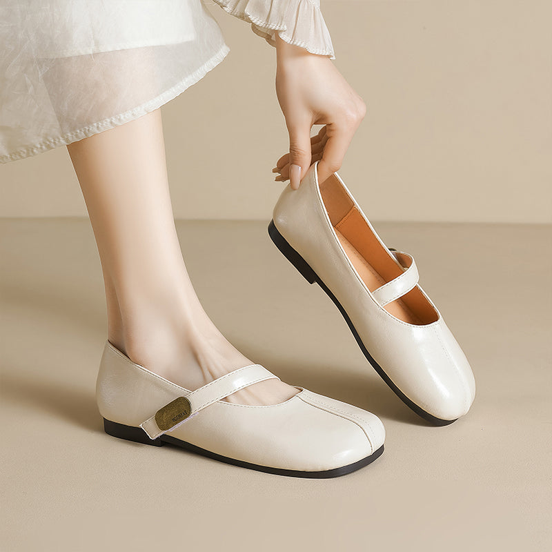 Plus Size Soft Bottom Mary Janes – Comfy Anime-Inspired Flats for Everyday Arcs