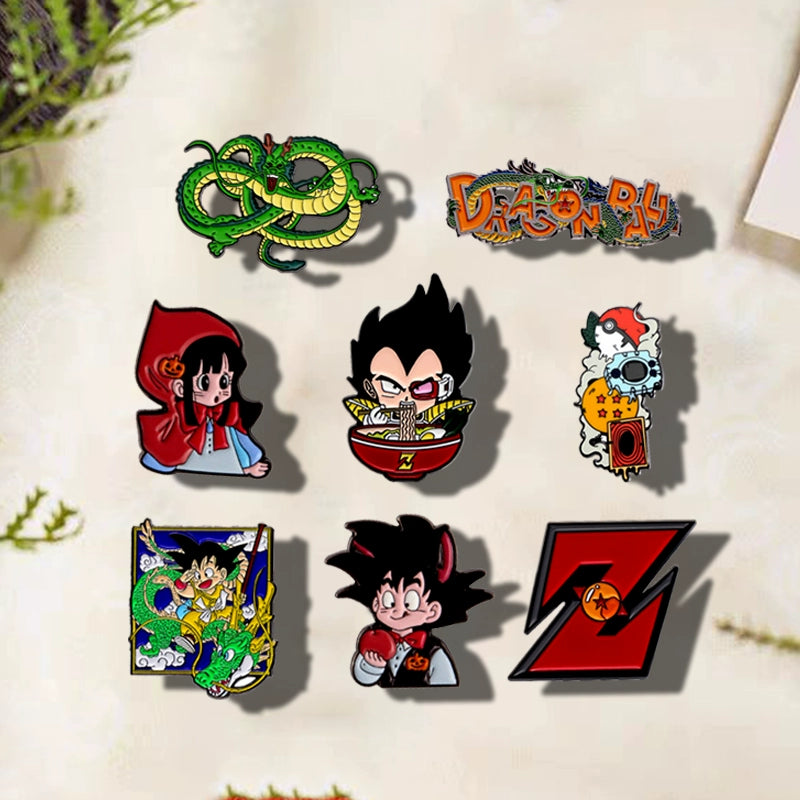 Dragon Ball Goku Metal Brooch Monkey King Anime Pin Accessory