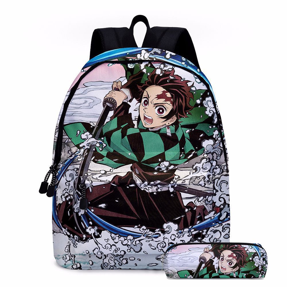 Super Moon Blade 3D Print Anime Backpack 2-Piece School Bag Set