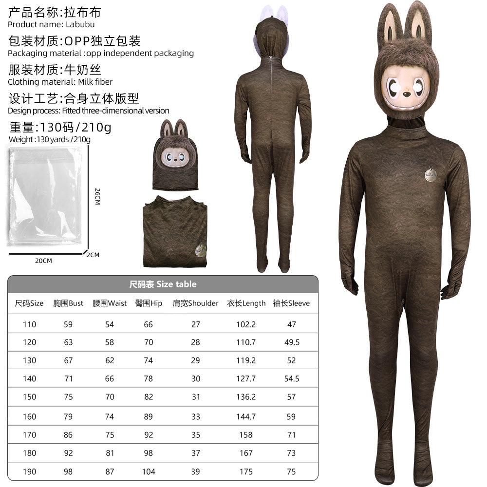 Labu Bubble Mat Cosplay Costume-Inspired Outfit for Halloween & Stage Fun