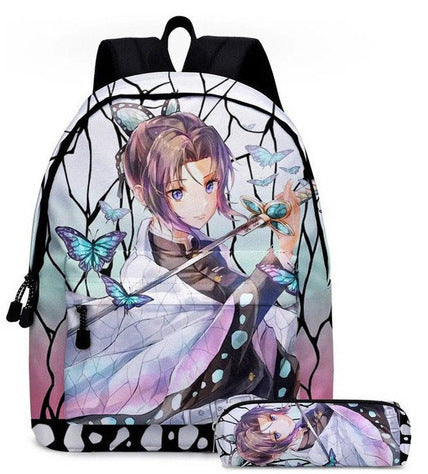 Super Moon Blade 3D Print Anime Backpack 2-Piece School Bag Set