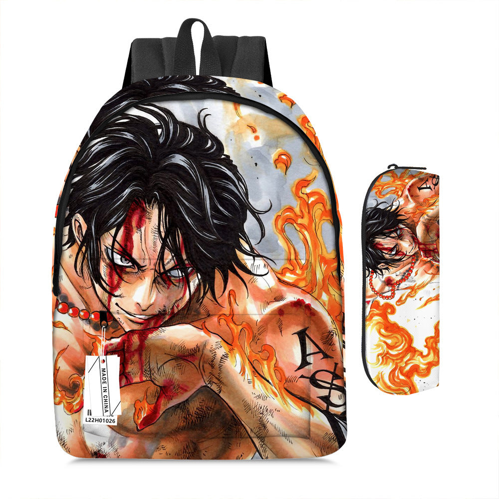 One Piece Luffy Adventure School Backpack Set 2-Piece Combo