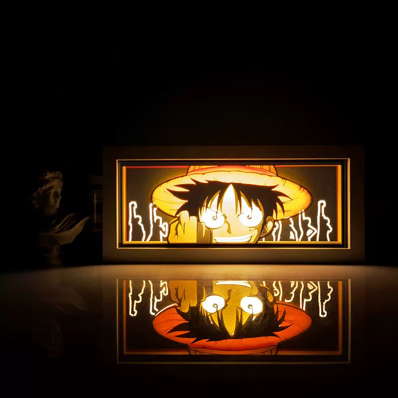 One Piece Gear 5 Luffy Night Light Zoro & Chopper Room Decor LED Anime Decor