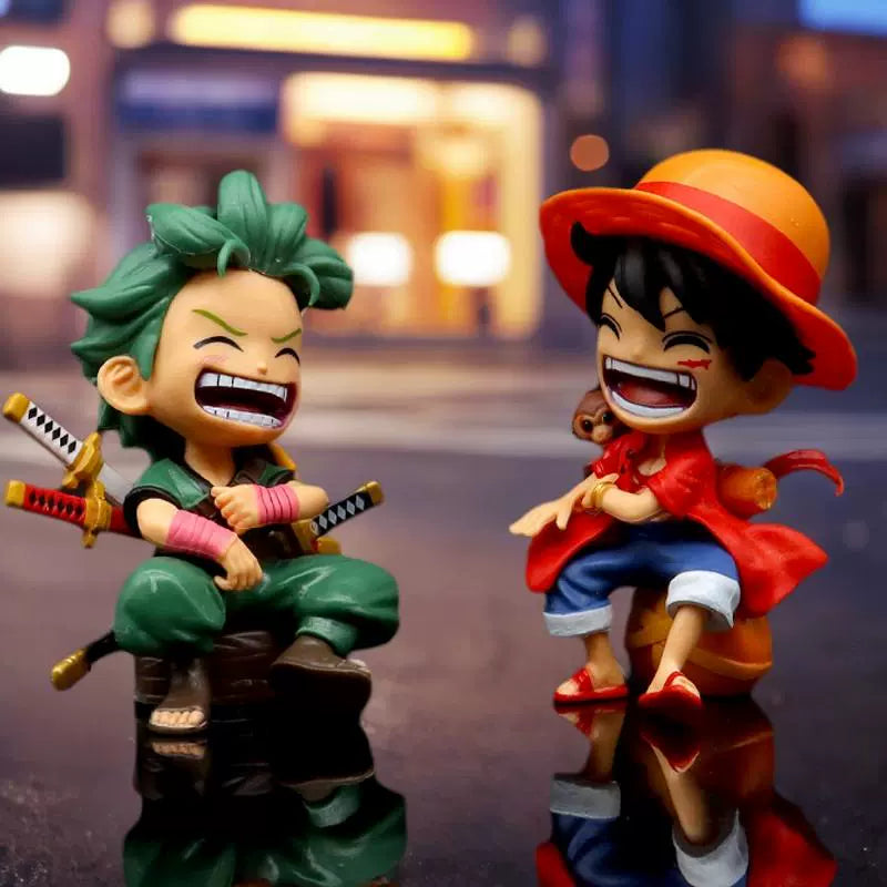 One Piece Q-Edition Figure Set Zoro, Luffy, Sanji, Ace & Yamato